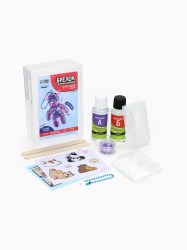 Набор для создания брелока из эпоксидной смолы Мишка» с блёстками