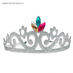 Корона на ободке «Царица», цвета МИКС