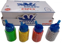 Пульки (400 шт) 6мм SPECIAL GRADE в банке, 4 цвета