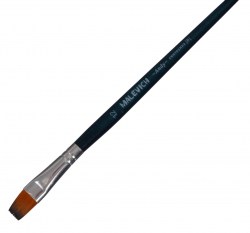 Кисть Синтетика Плоская Malevich Andy №12, b-12.0 мм L-14 мм (короткая ручка)