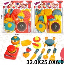 Набор Кухня (20 предметов) со столом и стульями в пакете