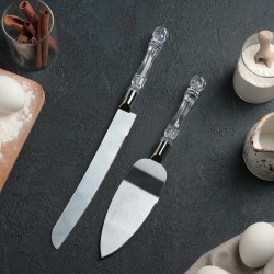 Набор кондитерский Стиль, 2 предмета: лопатка 26 см, нож 33 см