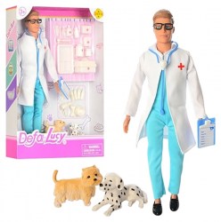 Кукла модель Ветеринар с животными и аксессуарами