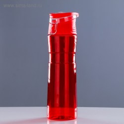 Бутылка для воды 650 мл, 25 х 7 см, микс 