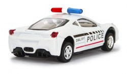 Машина металлическая «Полиция», инерционная, свет и звук, масштаб 1:43