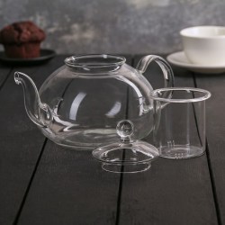 Чайник заварочный со стеклянным ситом Валенсия 1 л
