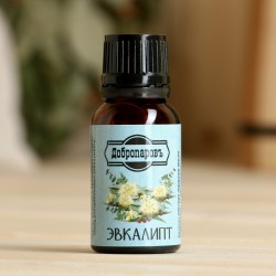 Эфирное масло Эвкалипт, флакон-капельница, 17 мл Добропаровъ
