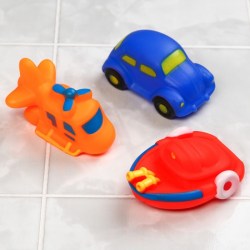 Набор игрушек для ванны Транспорт 3 шт