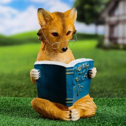Фигура гипс «Лиса с книгой» 30×19×17 см
