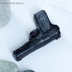 Фигурное мыло Пистолет чёрный 65 г