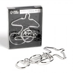 Головоломка металлическая Раздели на части №23