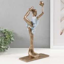 Статуэтка сувенир полистоун Гимнастка с мячом 31 см