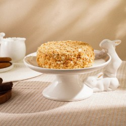 Блюдо сервировочное для торта Лесные кролики 30х25х15 см