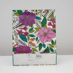 Пакет "Нарисованные цветы", 33 х 42,5 х 10 см 