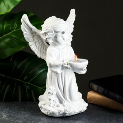 Статуэтка фигура Ангел с чашей для свечи 33 см