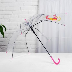 Зонт детский Верю в чудеса прозрачный 90см