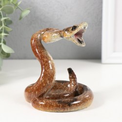 Статуэтка сувенир Гремучая змея 10 см