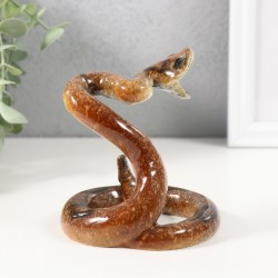 Статуэтка сувенир Гремучая змея 10 см