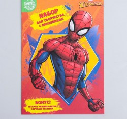 Книга с наклейками «Герой», Человек-паук