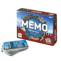 Мемо Москва (50 карточек)