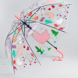 Зонт детский Счастье 75×75×66 см, МИКС