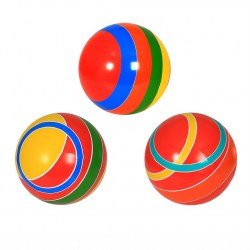 Мяч д.150 мм Полосатики, ручное окрашивание (полосатики,