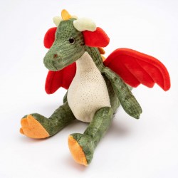 Мягкая игрушка Дракон, 20 см, цвет зелёный