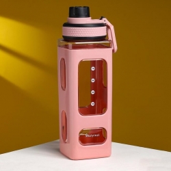 Бутылка для воды Гава, 700 мл, 24х7 см, розовая