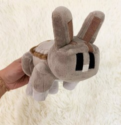 Мягкая игруша Плюшевый серый кролик майнкрафт Rabbit 18 см 