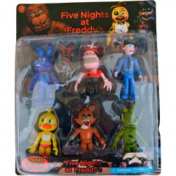  Набор 6 фигурок фредди Five Nights at Freddys 