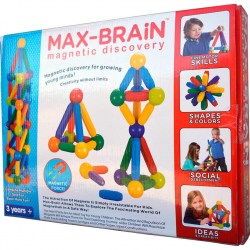 Магнитный конструктор Max Brain 25 деталей