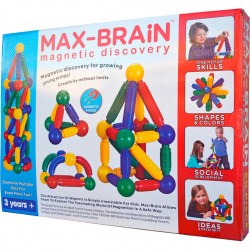 Магнитный конструктор Max Brain 60 деталей