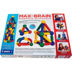 Магнитный конструктор Max Brain 60 деталей