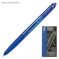 Ручка  Pilot Super Grip G, узел 1.0мм, синий 1 шт