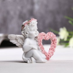 Статуэтка фигурка Ангел и сердце 8 см