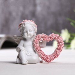 Статуэтка фигурка Ангел и сердце 8 см