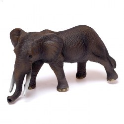 Фигурка животного Саванный слон длина 32 см