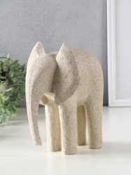 Фигура полистоун Песочный слон, 17.5×19×23.5 см