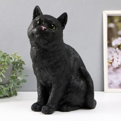Копилка фигурка кошка черная 31 см 10121295