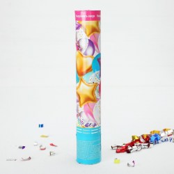 Хлопушка пневматическая Шары фольга серпантин, 30 см