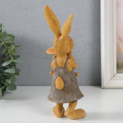 Сувенир статуэтка пасхальная мама заяц кролик 18 см