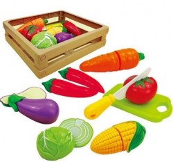 Овощи в ящике (9 предметов)