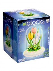 Конструктор «Mini Blocks. Тюльпаны», свет 175 деталей