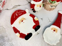 Набор новогодней посуды Дед Мороз 6 предметов