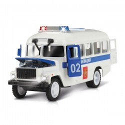 Машина КАВЗ 3976-автобус Полиция (звук+свет)