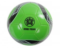 Мяч футбольный 5 цв. в ассорт. (оранж. красн. зелен. желт. бел.)