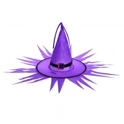 Карнавальная шляпа «Хеллоуин» с диодами, фиолетовый6916761 