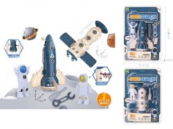 Конструктор-транспорт SPACE EXPLORE, 2 вида в блистере: