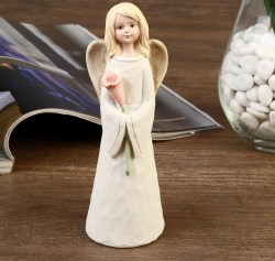 Ангел-девушка в белом платье МИКС 15,5х7х4,5 см