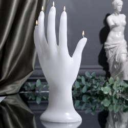 Свеча интерьерная Женская рука  225х90 мм